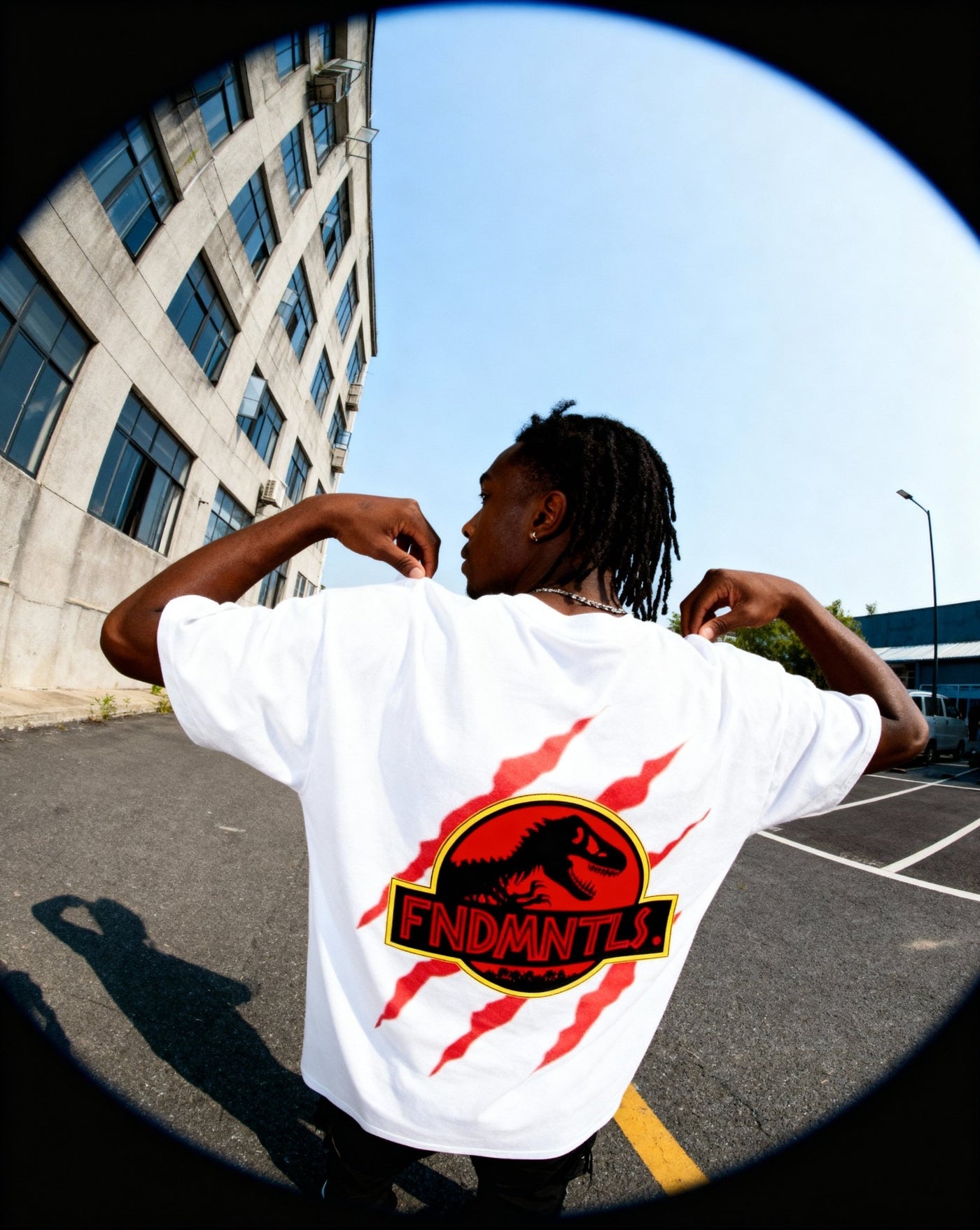 Jurassic Park Footprint Graphic Tshirt - Heretic - s Streetwear - cotton t shirt - FNDMNTLS -  product_type