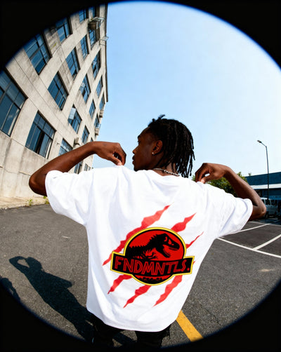 Jurassic Park Footprint Graphic Tshirt - Heretic - s Streetwear - cotton t shirt - FNDMNTLS -  product_type