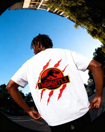 Jurassic Park Footprint Graphic Tshirt - Heretic - s Streetwear - cotton t shirt - FNDMNTLS -  product_type