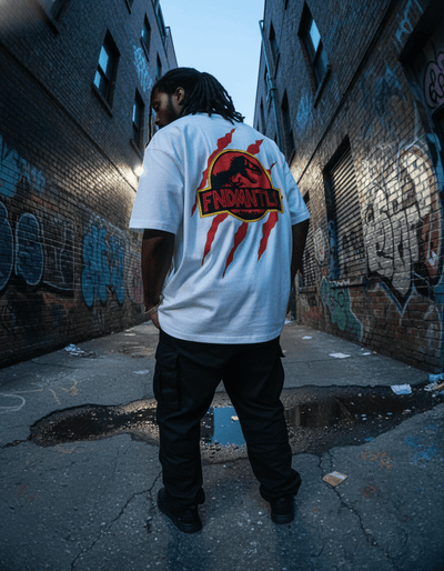 Jurassic Park Footprint Graphic Tshirt - Heretic - s Streetwear - cotton t shirt - FNDMNTLS -  product_type