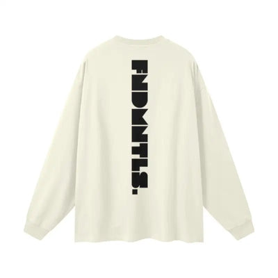 Logo Heavyweight Earth Tone Long Sleeve Graphic T-shirt - Heretic - s Streetwear - casual wear - cotton t-shirt -  product_type