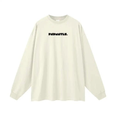 Logo Heavyweight Earth Tone Long Sleeve Graphic T-shirt - Heretic - s Streetwear - casual wear - cotton t-shirt -  product_type