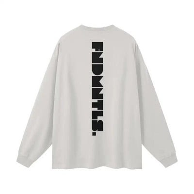 Logo Heavyweight Earth Tone Long Sleeve Graphic T-shirt - Heretic - s Streetwear - casual wear - cotton t-shirt -  product_type