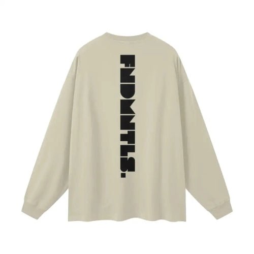 Logo Heavyweight Earth Tone Long Sleeve Graphic T-shirt - Heretic - s Streetwear - casual wear - cotton t-shirt -  product_type