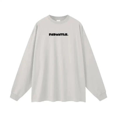 Logo Heavyweight Earth Tone Long Sleeve Graphic T-shirt - Heretic - s Streetwear - casual wear - cotton t-shirt -  product_type
