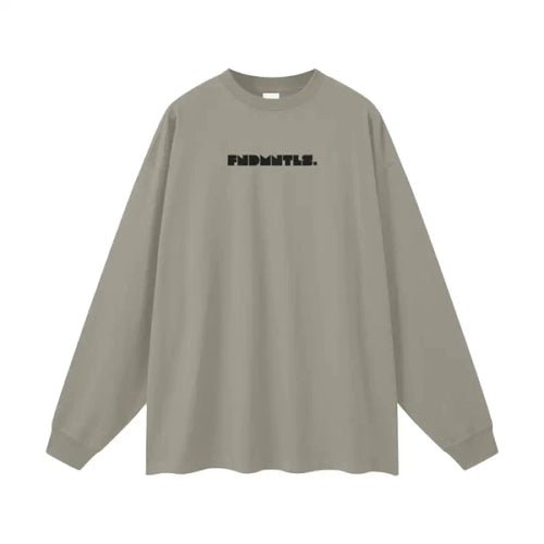 Logo Heavyweight Earth Tone Long Sleeve Graphic T-shirt - Heretic - s Streetwear - casual wear - cotton t-shirt -  product_type