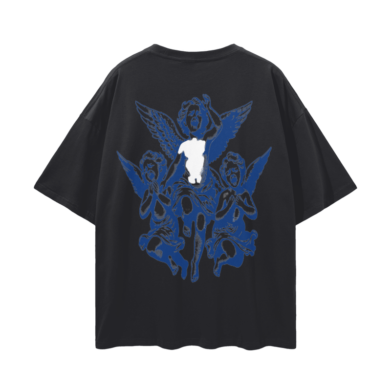 Los Angeles Oversize Deep Drop Shoulder Graphic T-shirt - Heretic - s Streetwear - Casual Streetwear - Casual T-shirt -  product_type