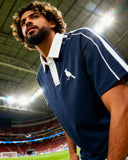 Contrast Collar Short-Sleeve Polo Shirt