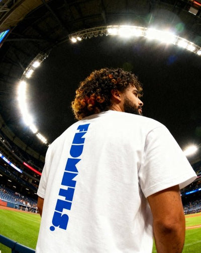 Mets Blue Heavyweight Earth Tone T-Shirt - Heretic - s Streetwear - casual wear - Cotton T-shirt -  product_type