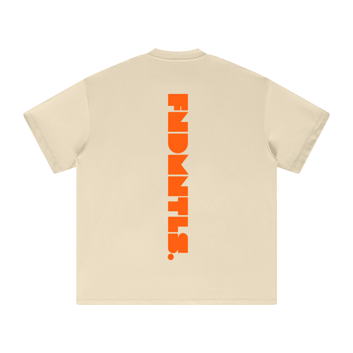 Mets Orange Heavyweight Earth Tone T-Shirt - Heretic - s Streetwear - casual wear - Cotton T-shirt
