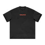FNDMNTLS. Red Logo Heavyweight Earth Tone Graphic T-Shirt Black / XS