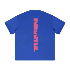 FNDMNTLS. Pink Logo Heavyweight Earth Tone Graphic T-Shirt