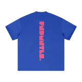 FNDMNTLS. Pink Logo Heavyweight Earth Tone Graphic T-Shirt