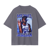Tar Heel Hoops Unisex Seamless Graphic T-Shirt - 230 GSM Lava Smoke / S