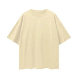 Infinity Links Let Happiness Bloom Oversize Deep Drop Shoulder Tee - 190 GSM Light Apricot / S