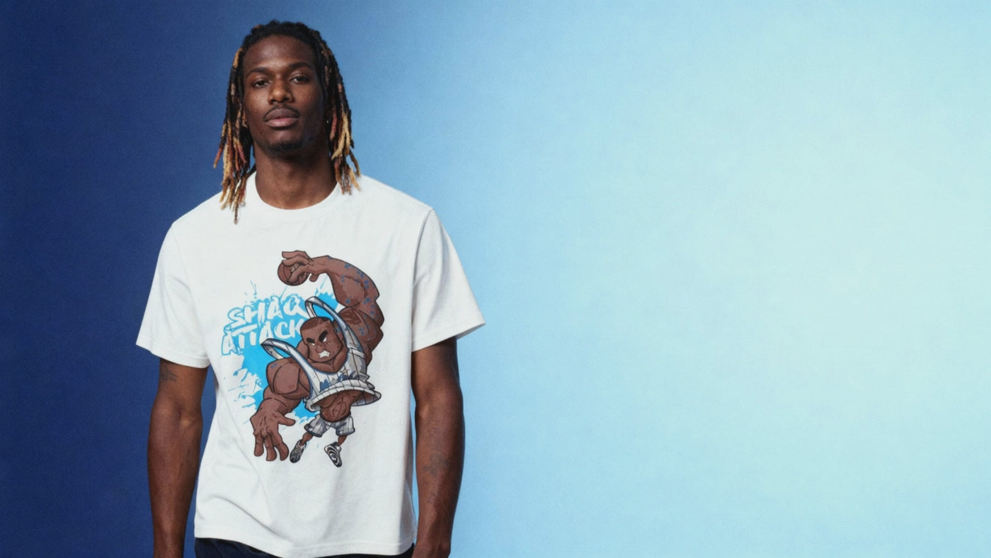 Shaq Attack Unisex Cotton T-Shirt: Comfort & Sty...


