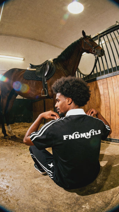 Contrast Collar Short-Sleeve Polo Shirt