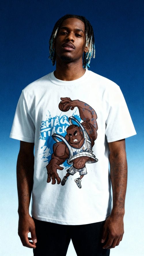 Shaq Attack Unisex Cotton T-Shirt: Comfort & Style Essential - Heretic - s Streetwear - casual wear - Cotton T-shirt -  product_type