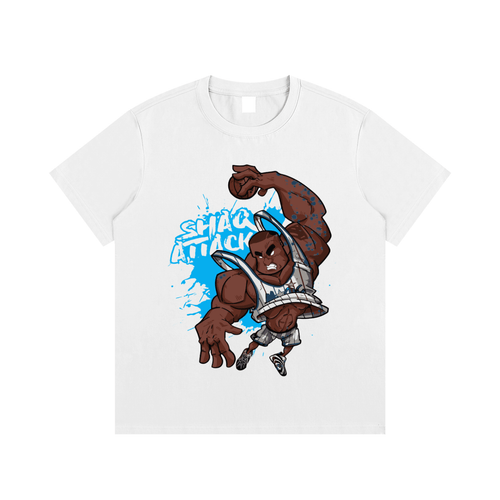 Shaq Attack Unisex Cotton T-Shirt: Comfort & Style Essential - Heretic - s Streetwear - casual wear - Cotton T-shirt -  product_type