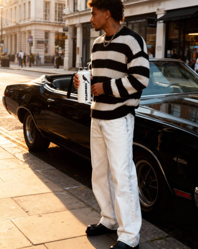 Stainless steel water bottle with a straw lid - Heretic - s Streetwear - collectibles - dishwasher safe mug -  product_type