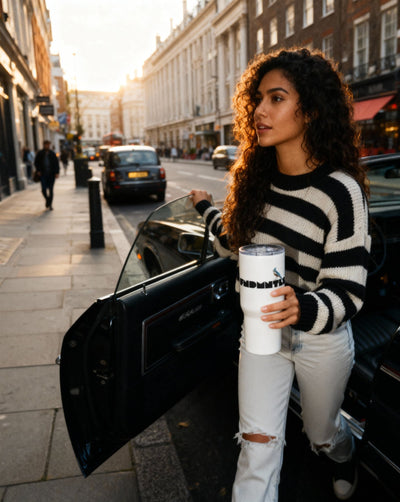 Travel Mug with handle : Keep your drinks handy on the go! - Heretic - s Streetwear - FNDMNTLS - lead free -  product_type